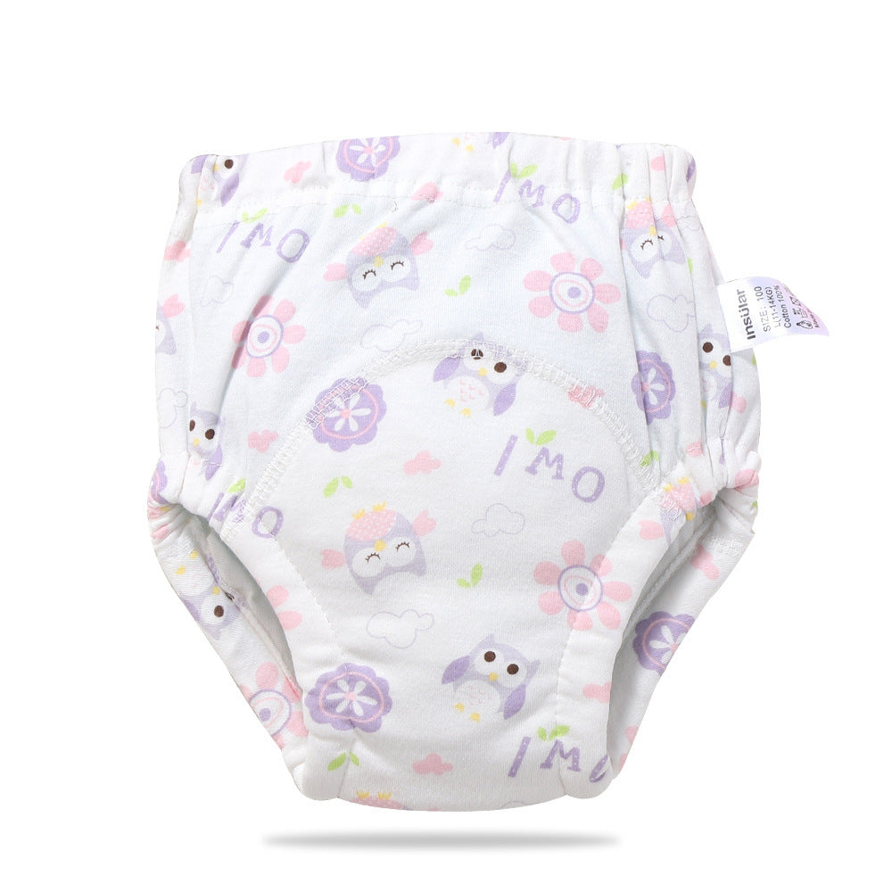 Simple Household Pure Cotton & Bamboo Fiber Breathable Cloth Diapers 18 Fun Prints