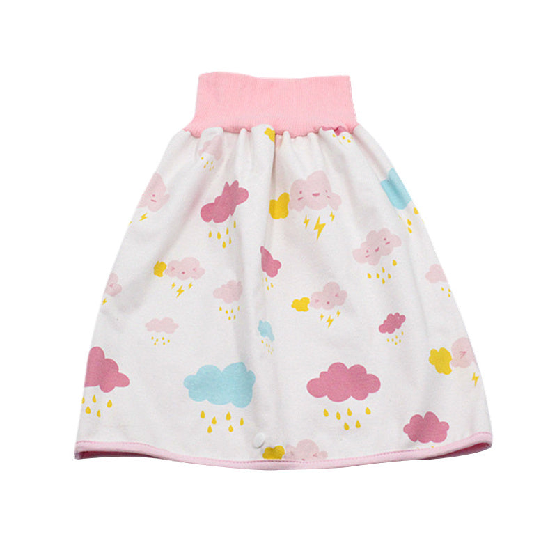 Infant Children’s Waterproof Diaper Skirt – Soft Cotton Baby Urine Skirt | Adjustable, Breathable & Skin-Friendly