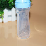 Baby Spoon Bottle Feeder 120ml Silicone Feeding Bottle Easy One-Hand Feeding for Infants
