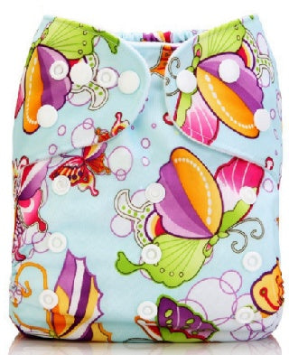 Baby Cloth Diapers | Adjustable, Washable & Reusable Diapers | Eco-Friendly TPU Waterproof Diaper for 3–13kg Babies