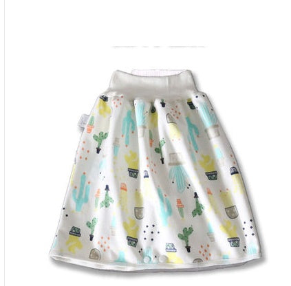 Baby Diaper Skirt – Soft Cotton Waterproof Skirt for Toddlers | Reusable, Breathable & Comfortable | For 0–8 Years