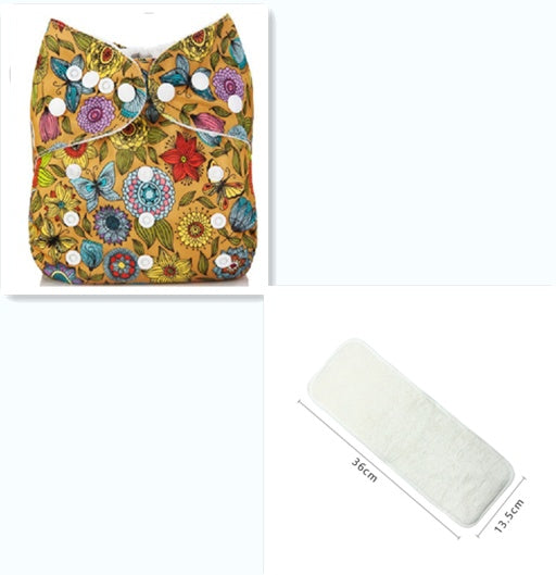 Baby Cloth Diapers | Adjustable, Washable & Reusable Diapers | Eco-Friendly TPU Waterproof Diaper for 3–13kg Babies