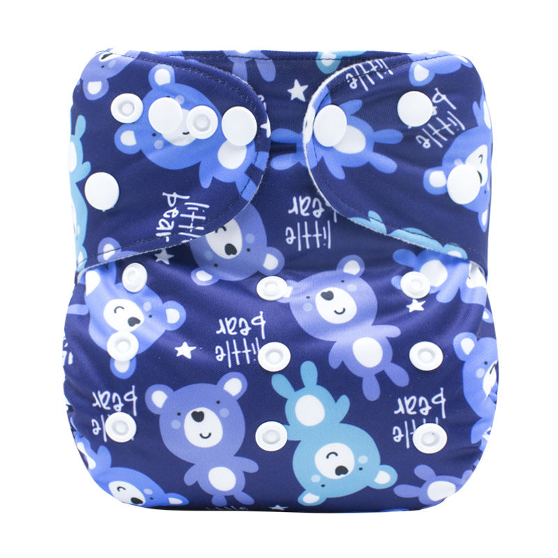 Washable Baby Diaper Pants Leakproof Cloth Pocket Nappy Reusable Adjustable Diaper for Newborns