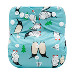 Washable Baby Diaper Pants Leakproof Cloth Pocket Nappy Reusable Adjustable Diaper for Newborns