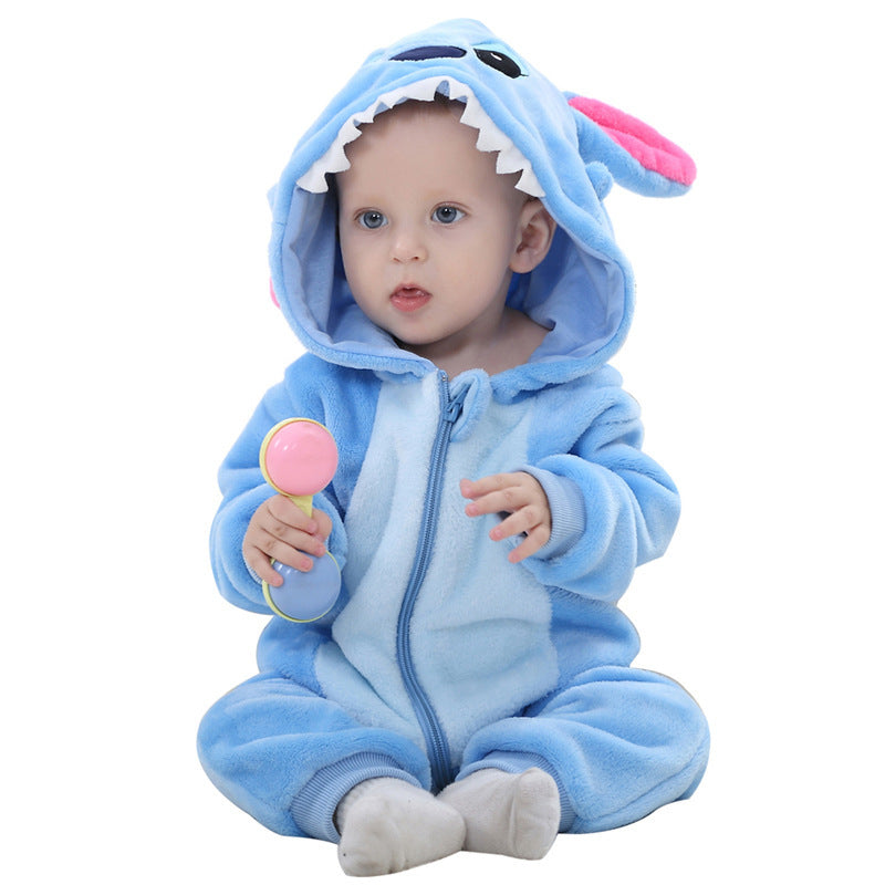 Baby Rompers Winter Autumn Clothes Warm Cotton Flannel Infant Jumpsuit Soft Cozy Baby Outfit