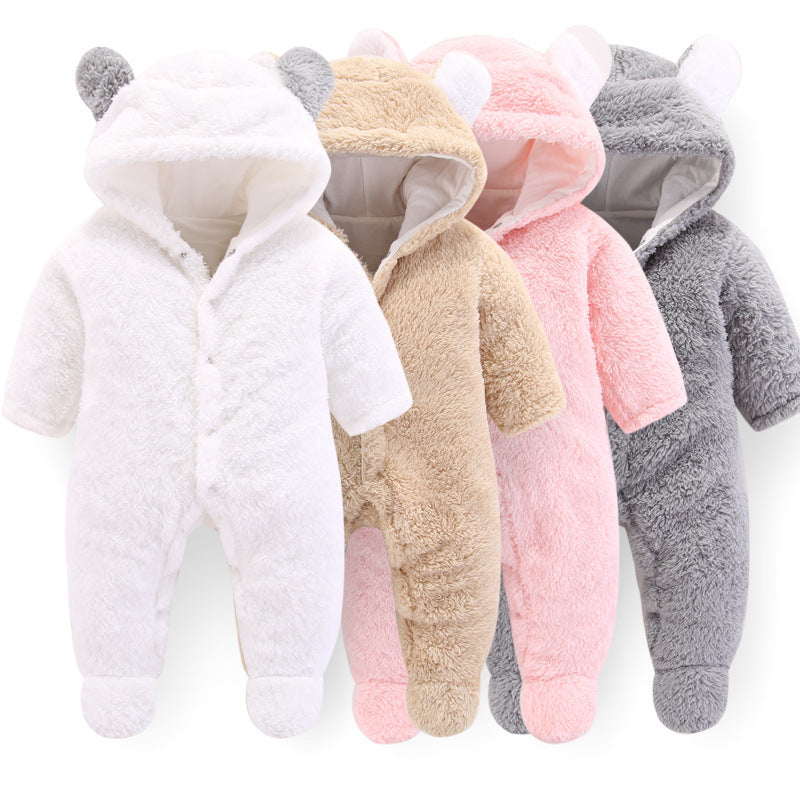 Baby Jumpsuit Romper Newborn Outfit Soft Cotton Infant Bodysuit Cute One-Piece Baby Clothes