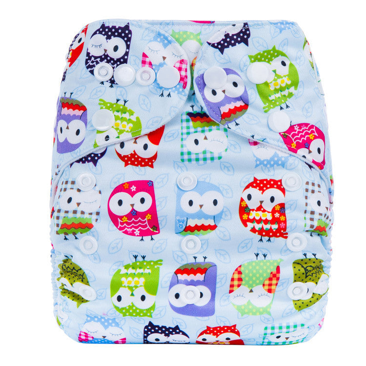 Breathable & Leak-Proof Baby Cloth Diapers (Under 15KG) Adjustable PUL Exterior & Soft Brushed Lining