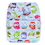 Breathable & Leak-Proof Baby Cloth Diapers (Under 15KG) Adjustable PUL Exterior & Soft Brushed Lining