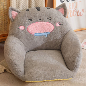 Cartoon Animal Futon Cushion For Home And Office Seats