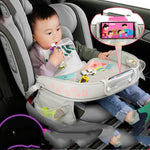 Car Baby Safety Seat Tray Child Car Storage Table Organizer for Snacks, Toys & Drinks