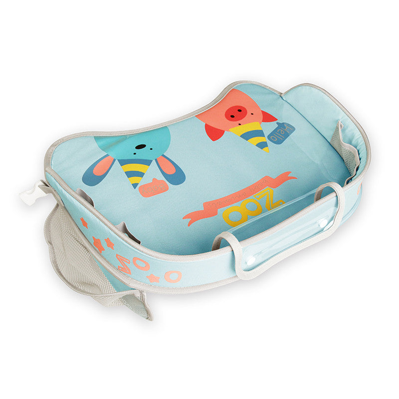 Car Baby Safety Seat Tray Child Car Storage Table Organizer for Snacks, Toys & Drinks