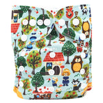 Washable Pocket Baby Cloth Diapers (9-14KG) One Size Reusable Polyester Diaper Covers