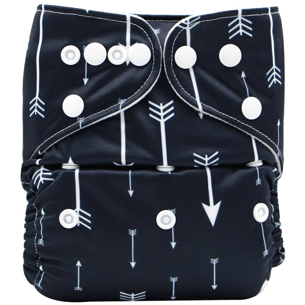 Washable Pocket Baby Cloth Diapers (9-14KG) One Size Reusable Polyester Diaper Covers