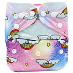 Washable Pocket Baby Cloth Diapers (9-14KG) One Size Reusable Polyester Diaper Covers