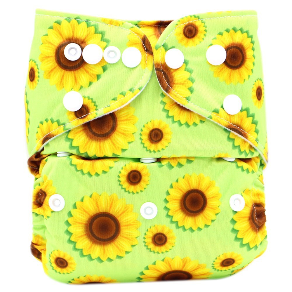 Washable Pocket Baby Cloth Diapers (9-14KG) One Size Reusable Polyester Diaper Covers