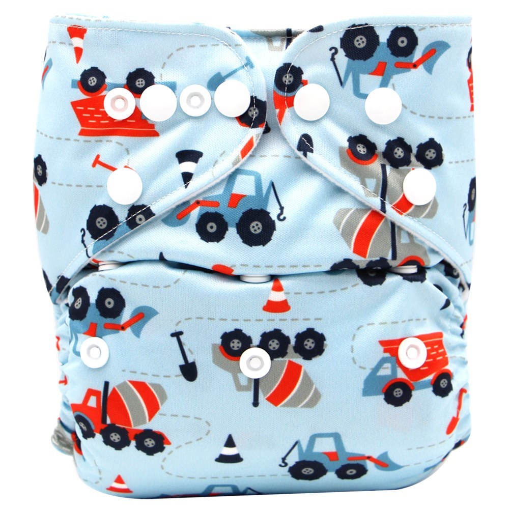 Washable Pocket Baby Cloth Diapers (9-14KG) One Size Reusable Polyester Diaper Covers