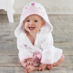 Children’s Hooded Absorbent Bathrobe Soft Cotton Animal Cartoon Towel Robe for Kids & Toddlers Cute Baby Bath Wrap