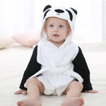 Children’s Hooded Absorbent Bathrobe Soft Cotton Animal Cartoon Towel Robe for Kids & Toddlers Cute Baby Bath Wrap