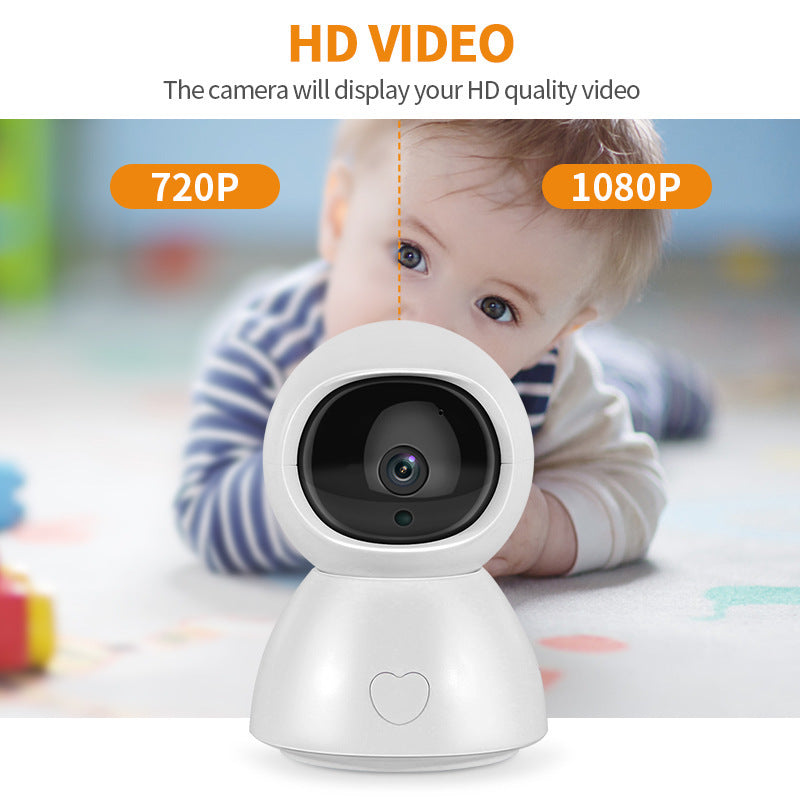 4.3-Inch 1080P HD Baby Monitor Night Vision Camera with Two-Way Audio & Temperature Sensor