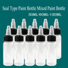 Empty Paint Bottles Storage Bottle – Refillable Plastic Containers for Paints, Crafts, DIY, 30ML/60ML/120ML/250ML