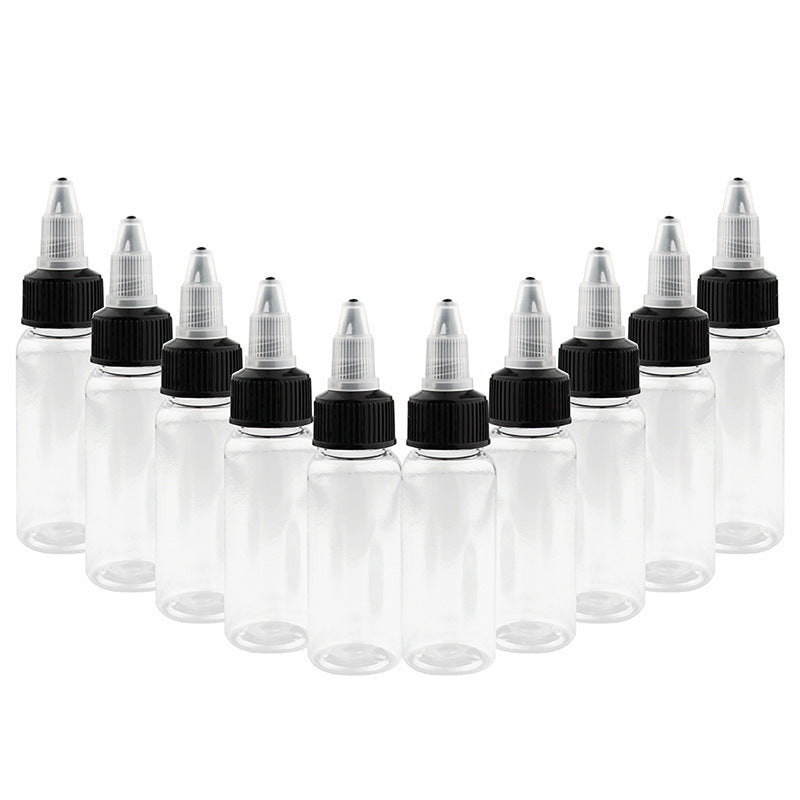 Empty Paint Bottles Storage Bottle – Refillable Plastic Containers for Paints, Crafts, DIY, 30ML/60ML/120ML/250ML