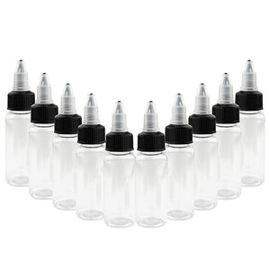 Empty Paint Bottles Storage Bottle – Refillable Plastic Containers for Paints, Crafts, DIY, 30ML/60ML/120ML/250ML