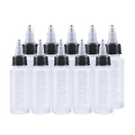 Empty Paint Bottles Storage Bottle – Refillable Plastic Containers for Paints, Crafts, DIY, 30ML/60ML/120ML/250ML