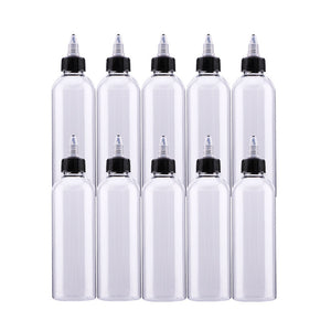Empty Paint Bottles Storage Bottle – Refillable Plastic Containers for Paints, Crafts, DIY, 30ML/60ML/120ML/250ML