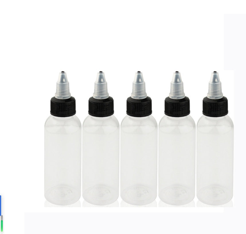 Empty Paint Bottles Storage Bottle – Refillable Plastic Containers for Paints, Crafts, DIY, 30ML/60ML/120ML/250ML