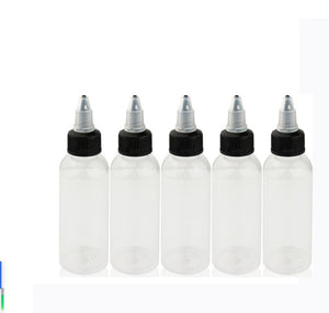Empty Paint Bottles Storage Bottle – Refillable Plastic Containers for Paints, Crafts, DIY, 30ML/60ML/120ML/250ML