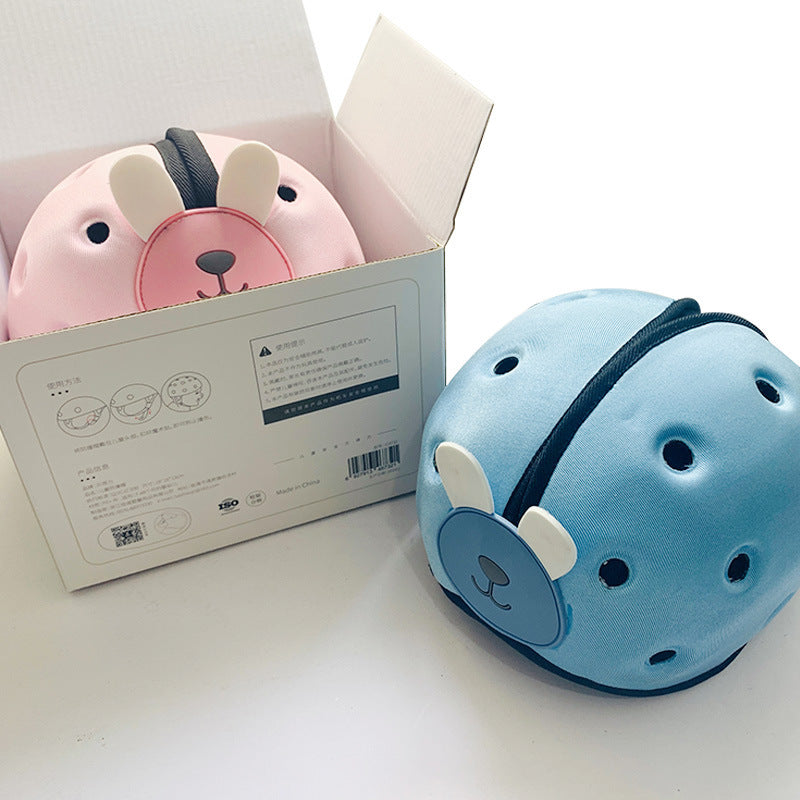 Child Safety Helmet Headgear Soft Anti-Collision Cap for Toddlers Lightweight Baby Protection Hat – Pink & Blue