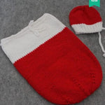 okobebe Baby Bathrobe – Knitted Wool Snowman Sleeping Bag & Photo Studio Outfit