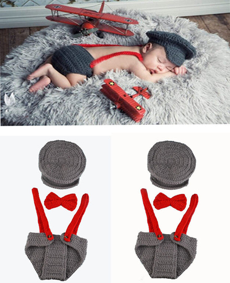 Newborn Baby Photography Outfit Full Moon Photo Props Infant Photo Shoot Clothes for 0–4 Months