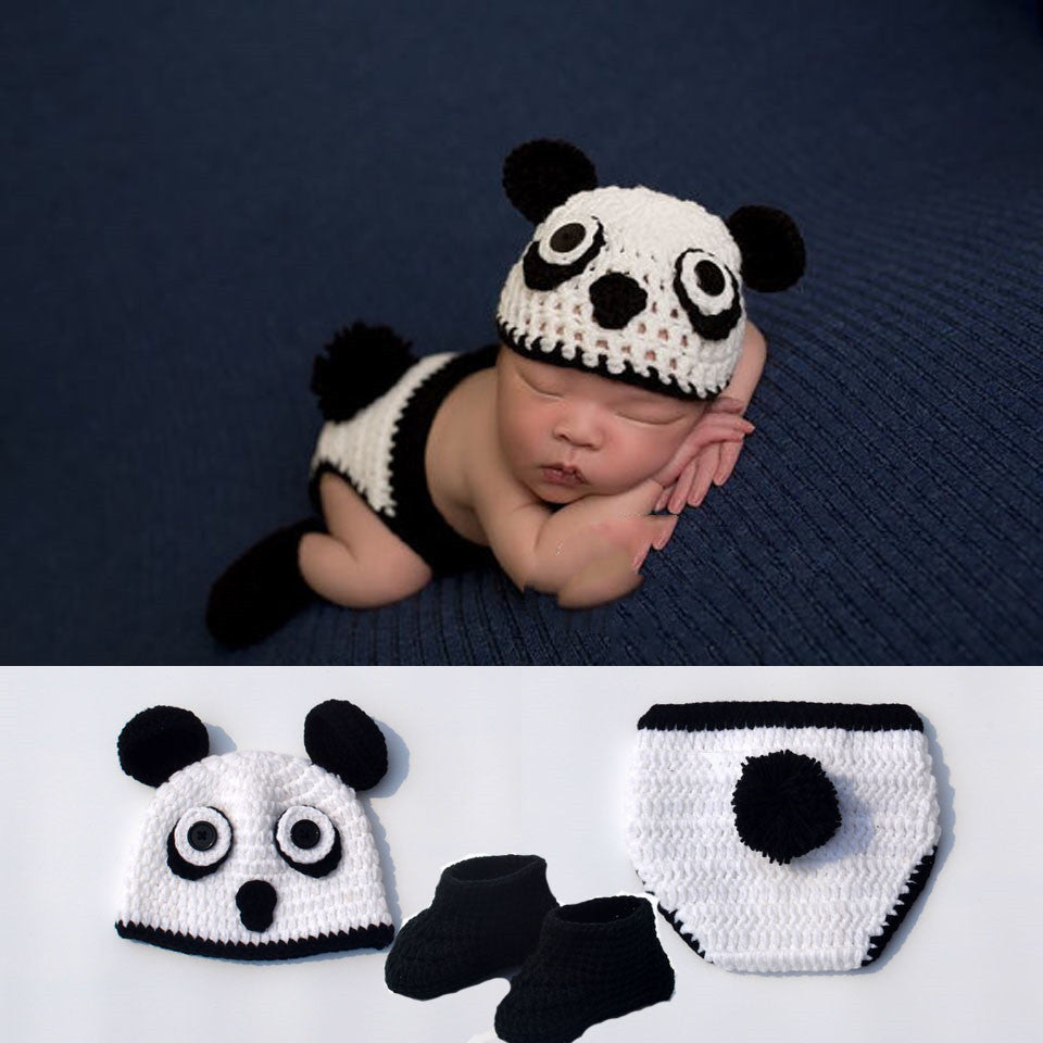 Newborn Baby Photography Outfit Full Moon Photo Props Infant Photo Shoot Clothes for 0–4 Months
