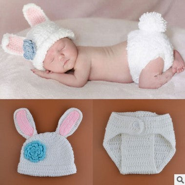 Newborn Baby Photography Outfit Full Moon Photo Props Infant Photo Shoot Clothes for 0–4 Months
