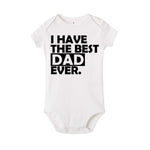 Newborn Baby Summer Romper Soft Cotton Thin Baby Jumpsuit for Spring & Summer – MOM/DAD Print Onesies