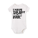 Newborn Baby Summer Romper Soft Cotton Thin Baby Jumpsuit for Spring & Summer – MOM/DAD Print Onesies