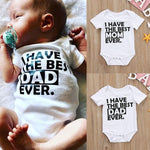 Newborn Baby Summer Romper Soft Cotton Thin Baby Jumpsuit for Spring & Summer – MOM/DAD Print Onesies