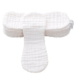 12-Layer Pure Cotton Gauze Washable Baby Diapers - Newborn & Toddler Peanut Shape