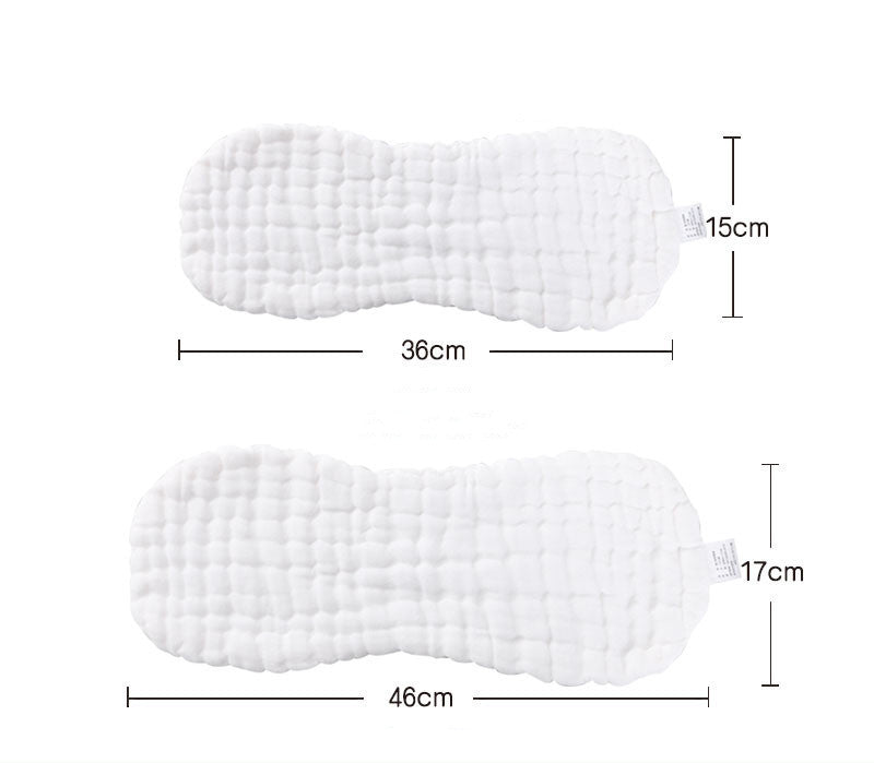 12-Layer Pure Cotton Gauze Washable Baby Diapers - Newborn & Toddler Peanut Shape