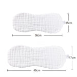 12-Layer Pure Cotton Gauze Washable Baby Diapers - Newborn & Toddler Peanut Shape