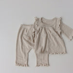 Soft Cotton Baby Bottoming Suit Children's Pajamas & Home Wear Set Comfortable Knitted Baby Clothes