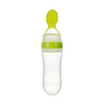 Safe Newborn Baby Feeding Bottle Silicone Squeeze Spoon Milk Feeder for Food Supplement & Toddler Training