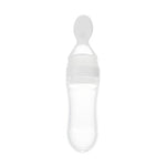 Safe Newborn Baby Feeding Bottle Silicone Squeeze Spoon Milk Feeder for Food Supplement & Toddler Training