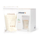 Kaman Bear Breast Milk Storage Bags 220ml Leakproof PET/PE Freezer-Safe Maternity & Baby Milk Preservation Bags (50pcs)