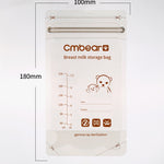 Kaman Bear Breast Milk Storage Bags 220ml Leakproof PET/PE Freezer-Safe Maternity & Baby Milk Preservation Bags (50pcs)