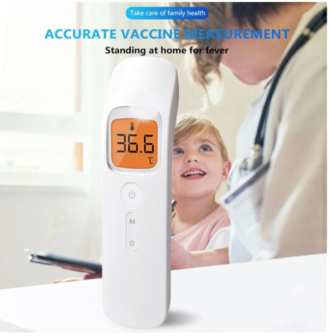 Non-Contact Forehead & Ear Thermometer | Digital Infrared Temperature Gun for Adults & Children | Fast & Accurate