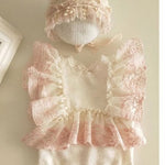 Children’s Photography Clothing – Newborn Baby Theme Outfit | Cute Lace Princess Style Photo Prop Set with Hat & Accessories