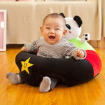 Baby Animal Plush Seat Soft Support Chair for Infants Safe & Comfortable Baby Sitting Cushion