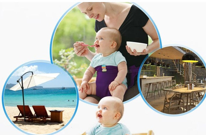 Baby Booster Seat Comfortable & Safe Feeding Chair Portable Toddler Dining Cushion for 3+ Months